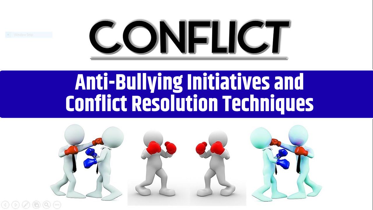 Anti-Bullying Initiatives and Conflict Resolution Techniques
