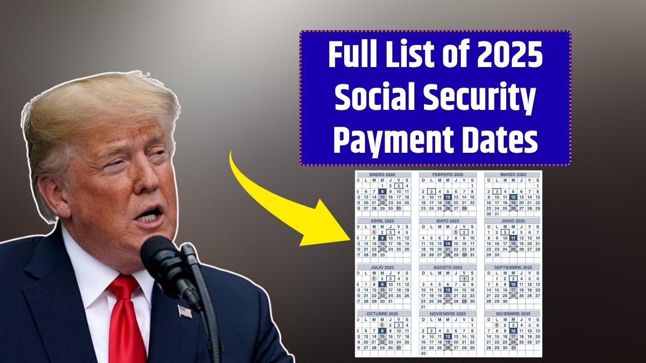 Full List of 2025 Social Security Payment Dates