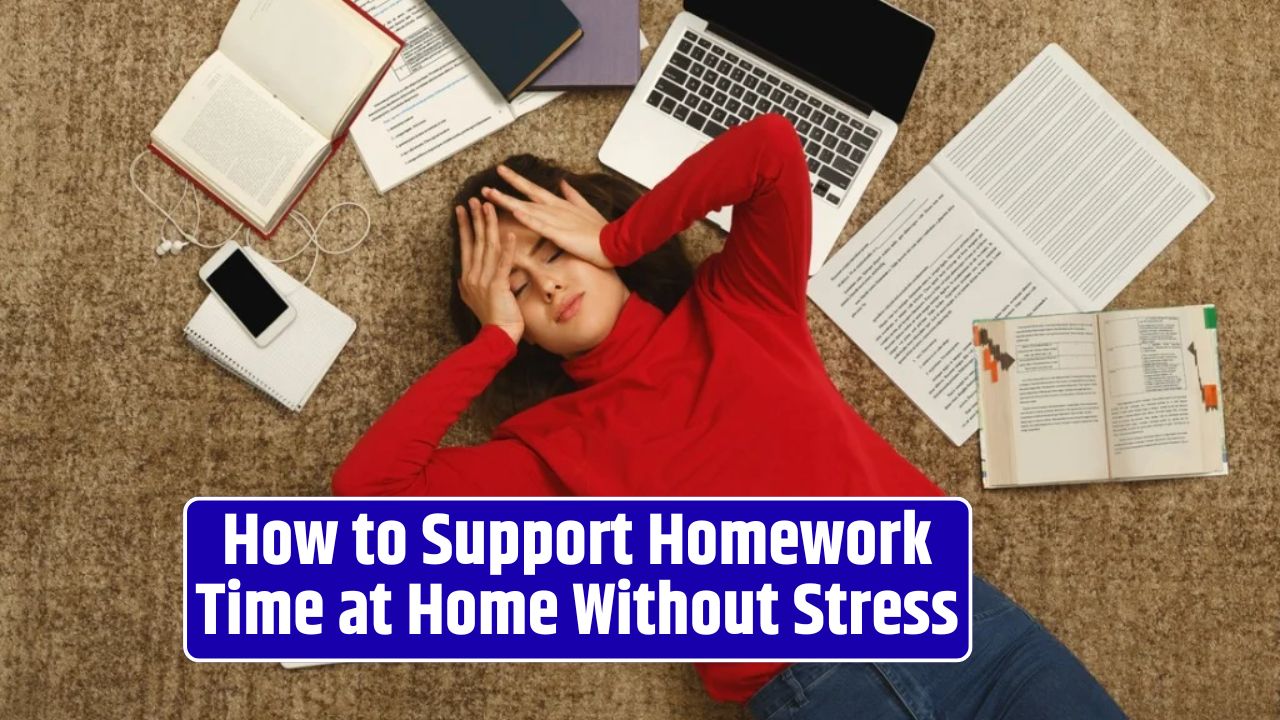 How to Support Homework Time at Home Without Stress